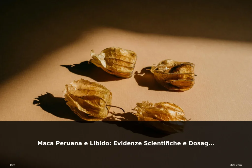 Maca Peruana e Libido: Evidenze Scientifiche e Dosaggio 6 Article featured image