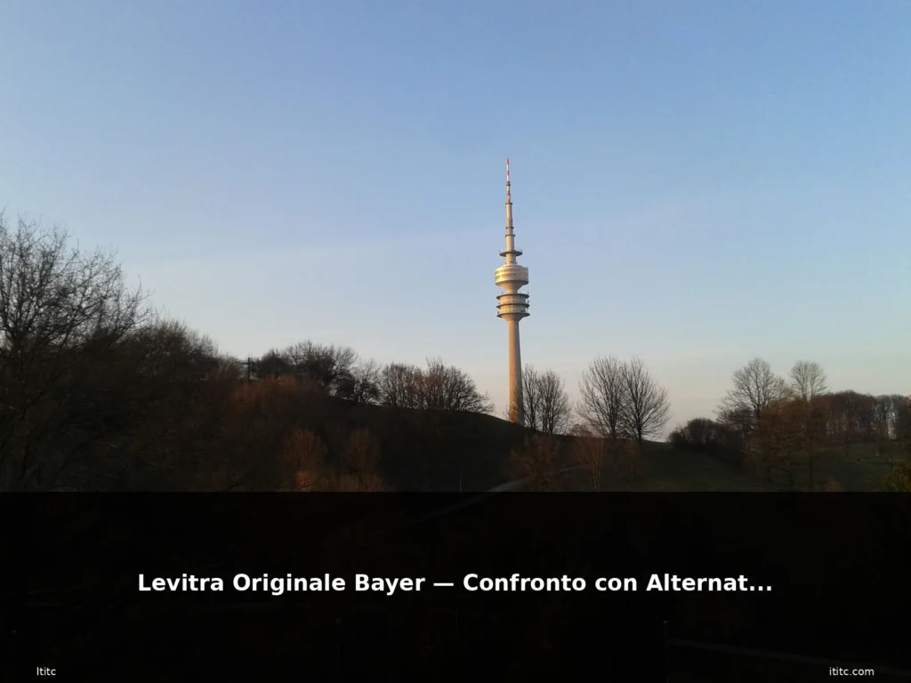 Levitra Originale Bayer — Confronto con Alternative 6 featured bayer donna luminosa pelle bea